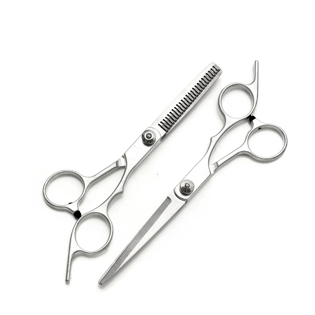 Professional Hairdressing Scissors Set with Thinning Shears - 6 Inch Salon Kit