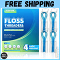 Dental Floss Threaders Pack of 200 for Braces Bridges Implants