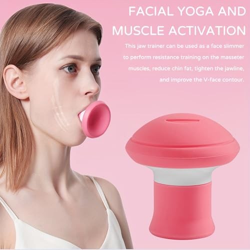 Face Exerciser Jawline Shaper Double Chin Eliminator for V-Face & Tightening