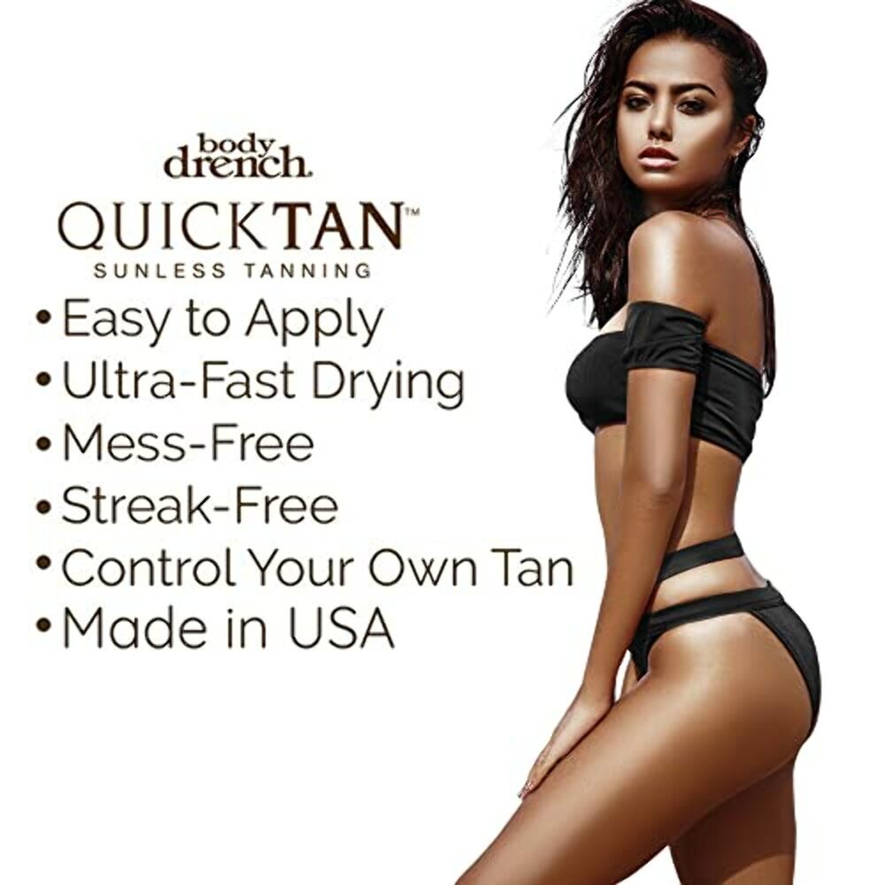Self Tanning Spray - Instant Bronze, Medium Dark, 6 oz, Natural Ingredients