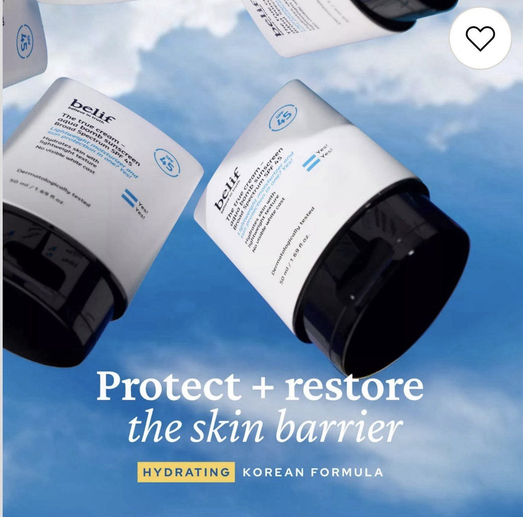 Travel Size Hydrating Sunscreen SPF 45 - 2 Pack Aqua Bomb