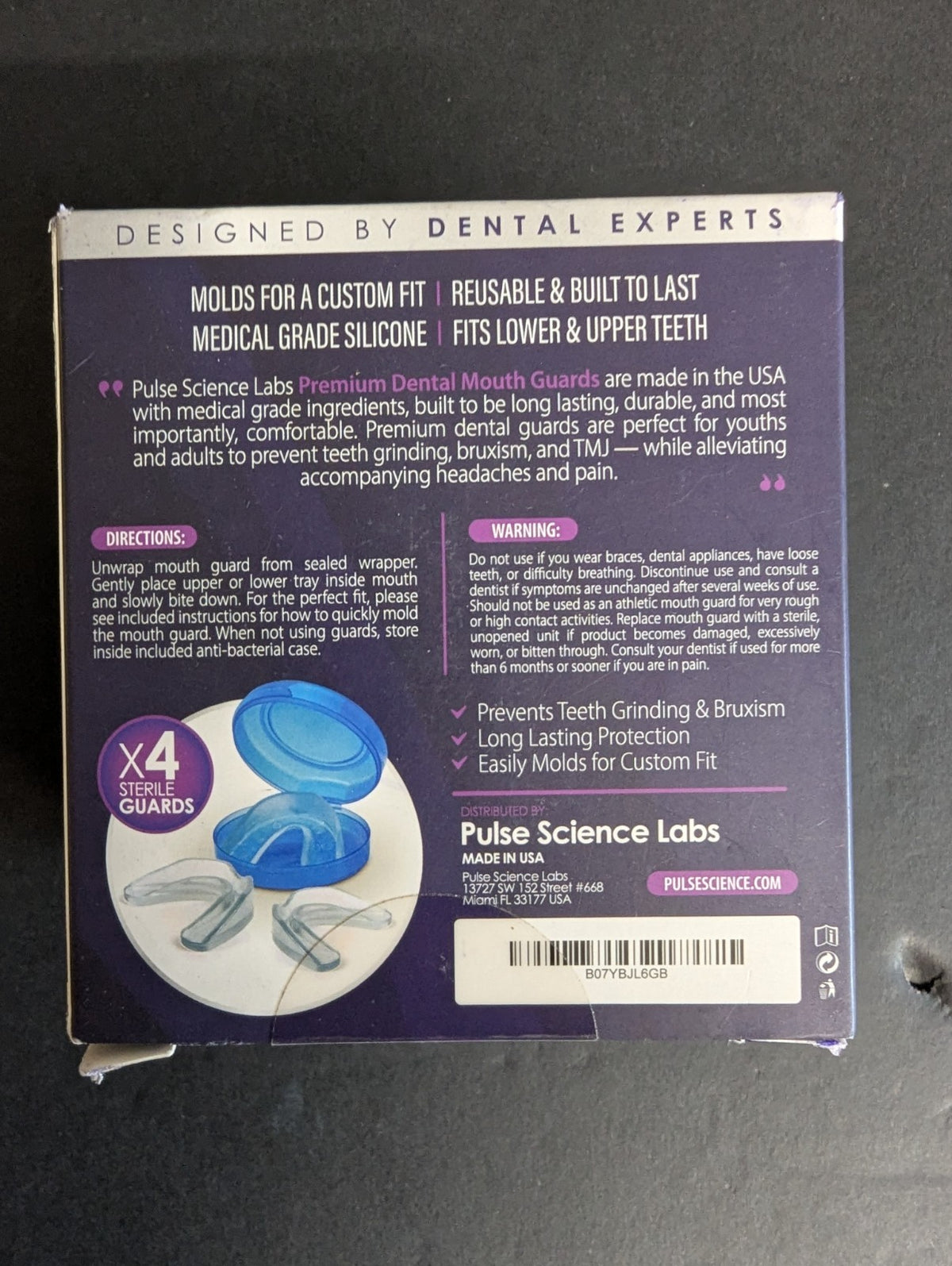 Professional Dental Mouthguards 2 Sizes Custom Fit Made in USA