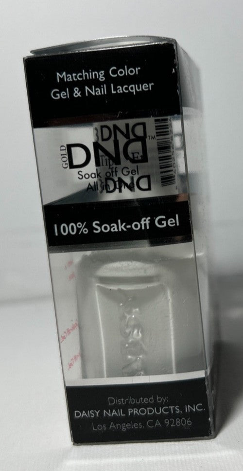 DND Daisy DND DUO 473 White Gel Nail Polish & Lacquer Set - French Tips