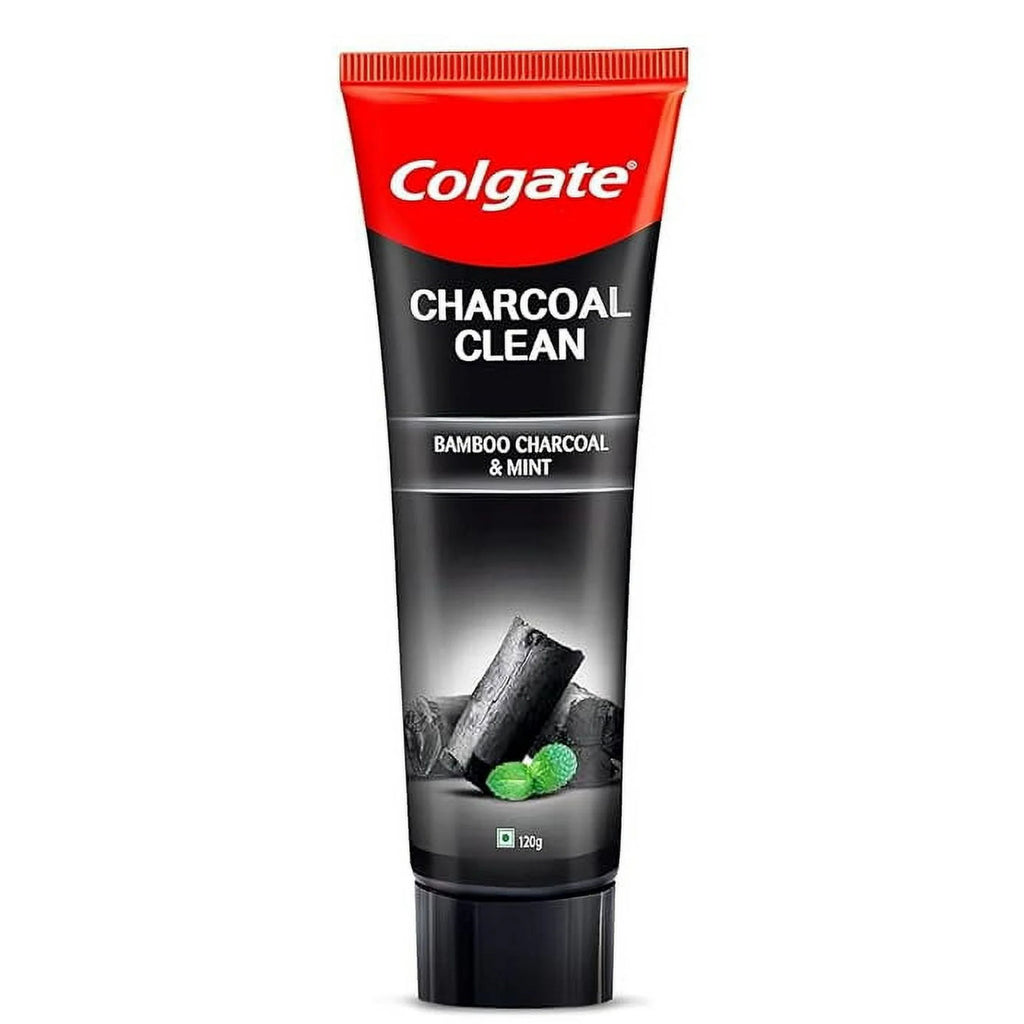 Colgate Charcoal Clean Black Gel Toothpaste 240g with Bamboo & Mint