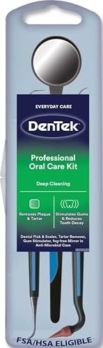 Dental Care Kit with 5 Tools for Plaque Tartar Removal & Gum Health