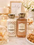Caramel Vanilla Body Wash & Lotion Set - Full Size, New