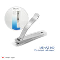 Heavy-Duty Stainless Steel Nail Clipper & Toenail Clipper - Professional Grooming Tools