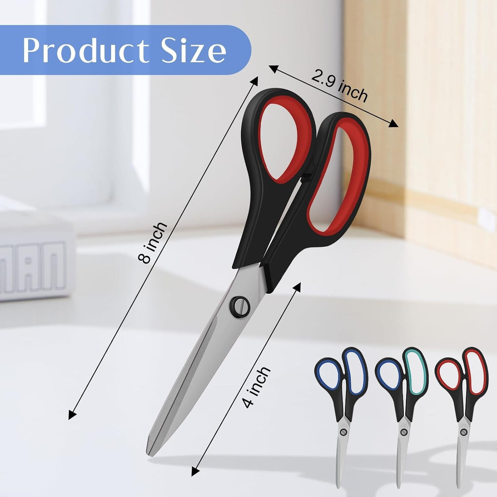 All Purpose Heavy Duty Kitchen Scissors - 8.3 Inch Stainless Steel Multi-Use Cutting Tool