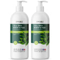 Tea Tree Body Wash for Itch Relief & Antifungal Cleansing – 2 Pack