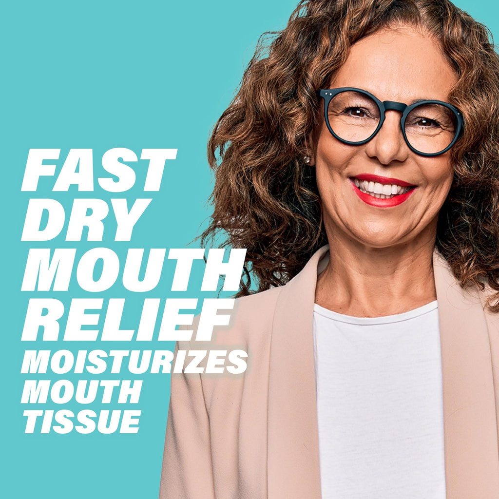 Dry Mouth Lozenges with Xylitol - Soothes, Moisturizes & Freshens Breath, Mint Flavor