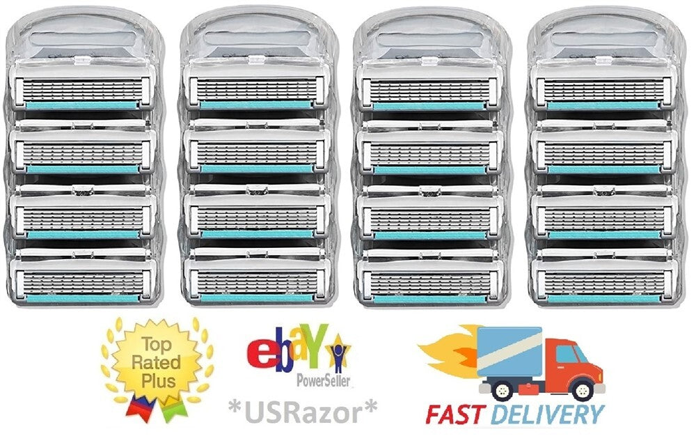 16 Gillette Fusion ProGlide Razor Blade Refills - 5-Blade Compatible