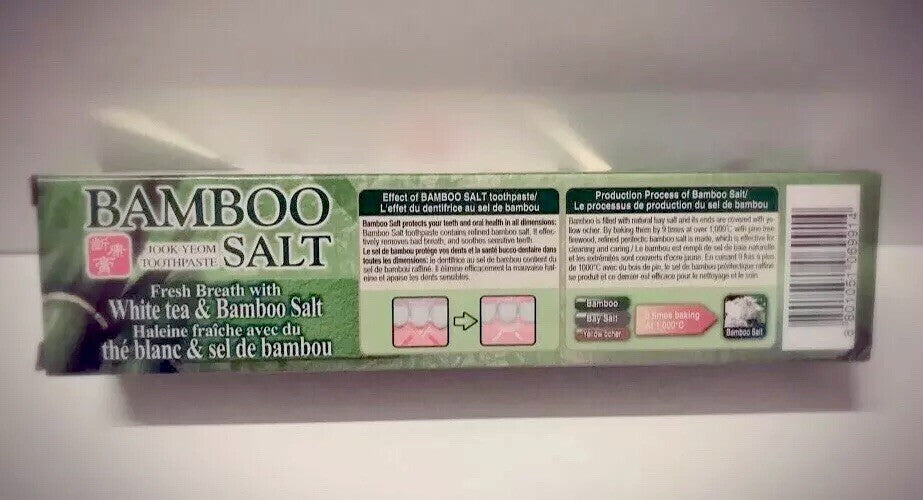 Bamboo Salt Toothpaste - Fresh Breath & Sensitive Teeth Relief 160G