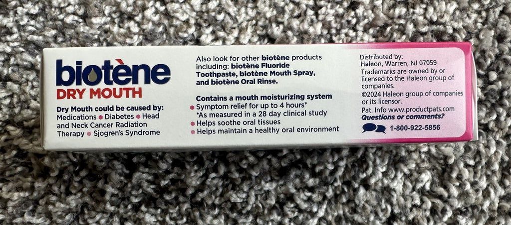 Dry Mouth Moisturizing Gel 1.5 oz Flavor-Free Oral Care