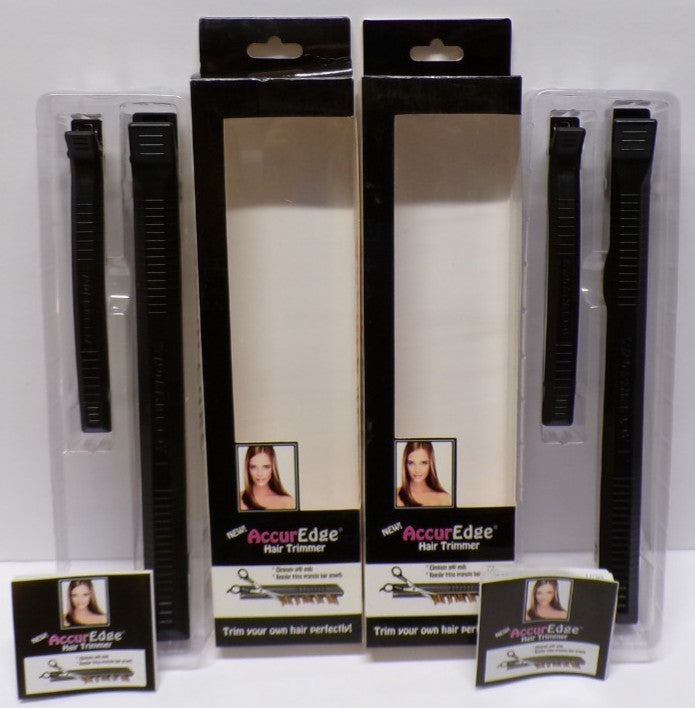 Precision Hair Trimmer Set with 4 Clips for DIY Hair Cutting