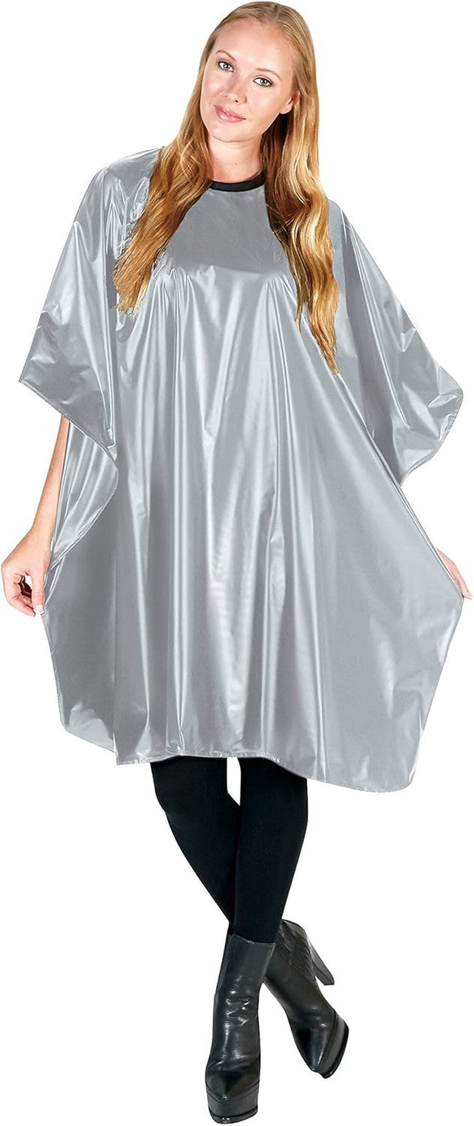 Waterproof Stain-Resistant Vinyl Shampoo Cape - 45 x 54 Inches