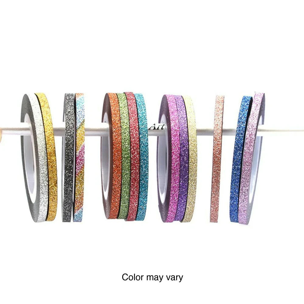 Nail Art Striping Tape Set 21 Colors Self-Adhesive Lines for Manicure DIY