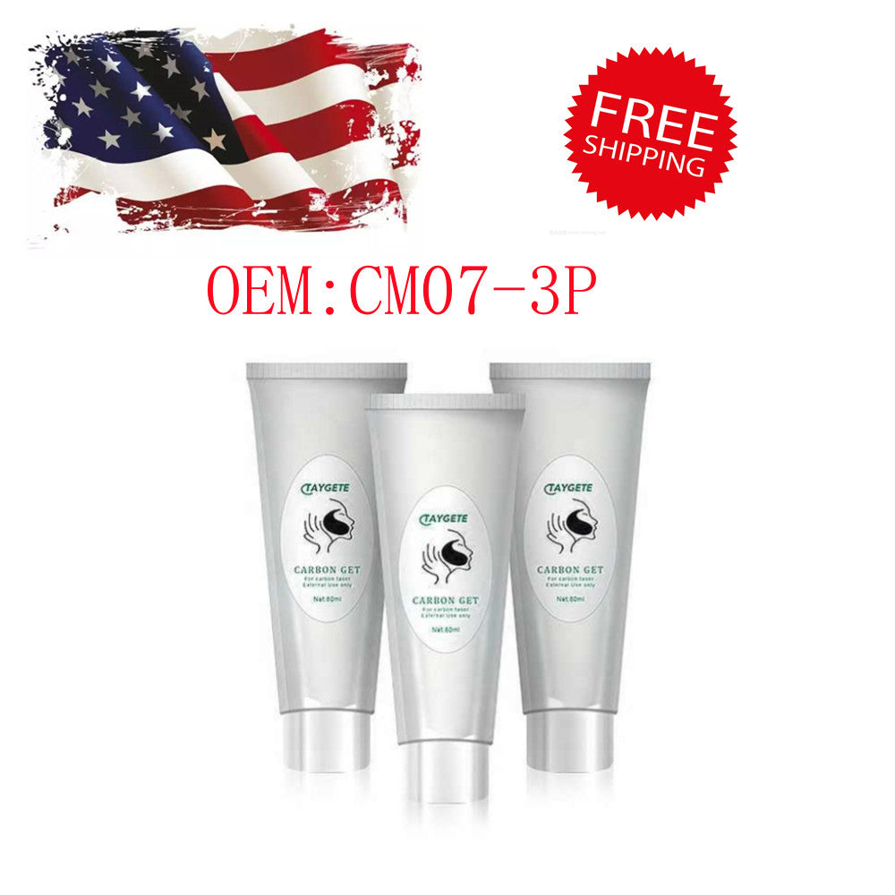3PCS Carbon Peeling Gel for Deep Cleansing Facial Skin Care Black Mask