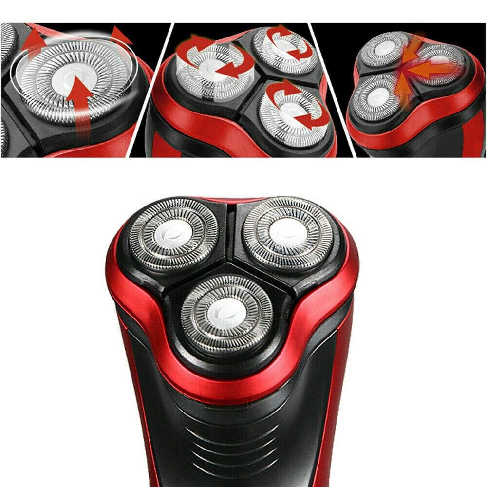 Men's Waterproof Electric Shaver with Pop-Up Trimmer - Cordless Wet Dry Razor