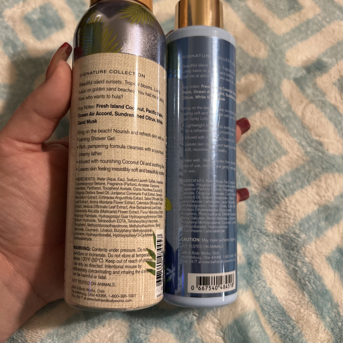 After Sun Spray Lotion & Foaming Shower Gel Set - Honolulu Sun RARE