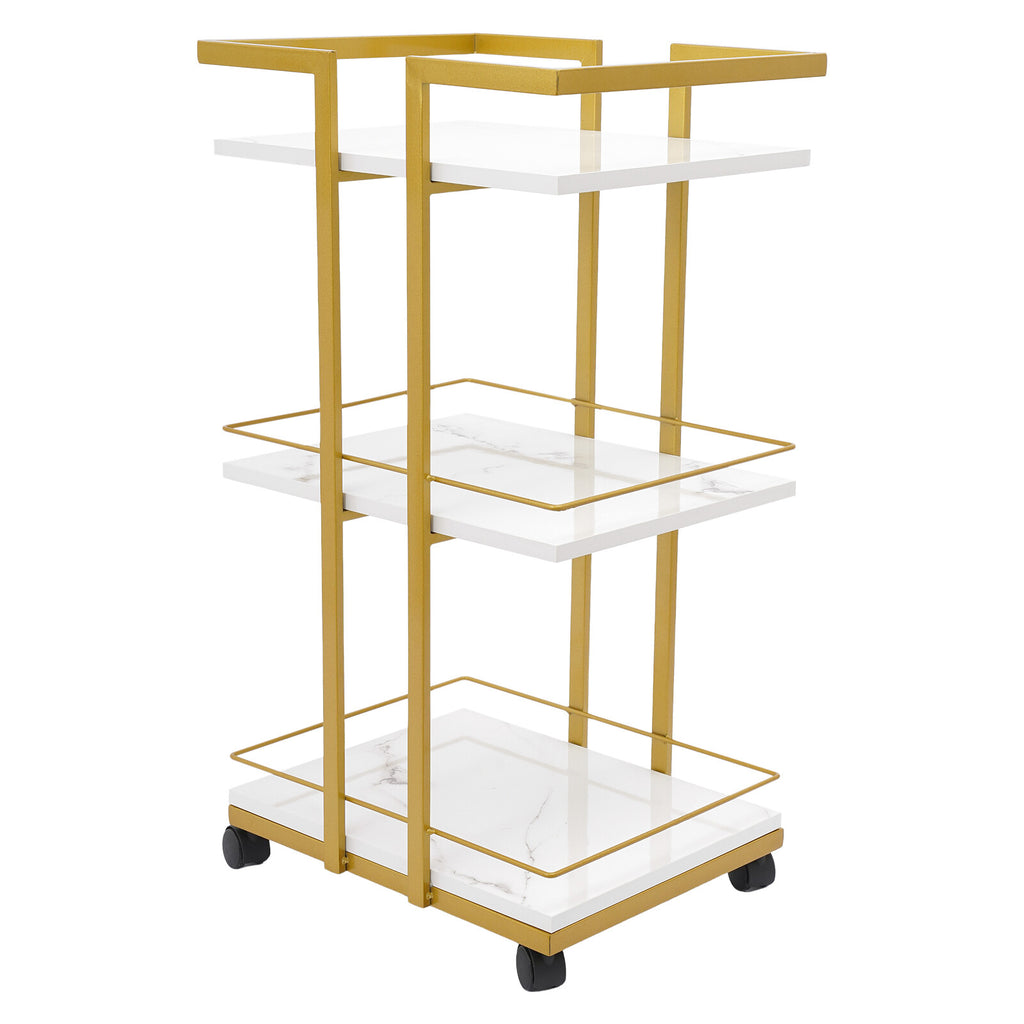 Multi-Purpose Beauty Salon Utility Manicure Trolley with Wheels