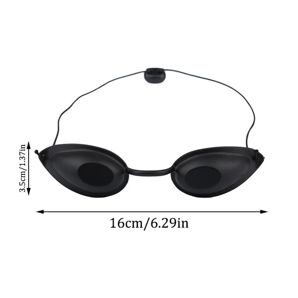 UV Protective Tanning Bed Goggles - Flexible Sunbathing Eye Protection