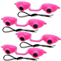 UV Protection Tanning Bed Goggles 4 Pack - Flexible Eye Shields for Indoor Tanning