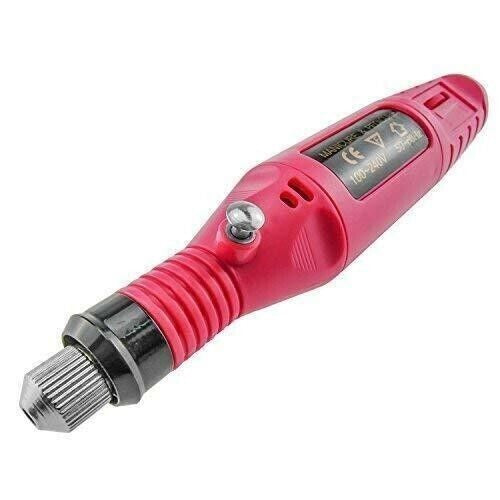 Electric Nail Drill Kit for Manicure & Pedicure with 6 Bits - Portable & Variable Speed