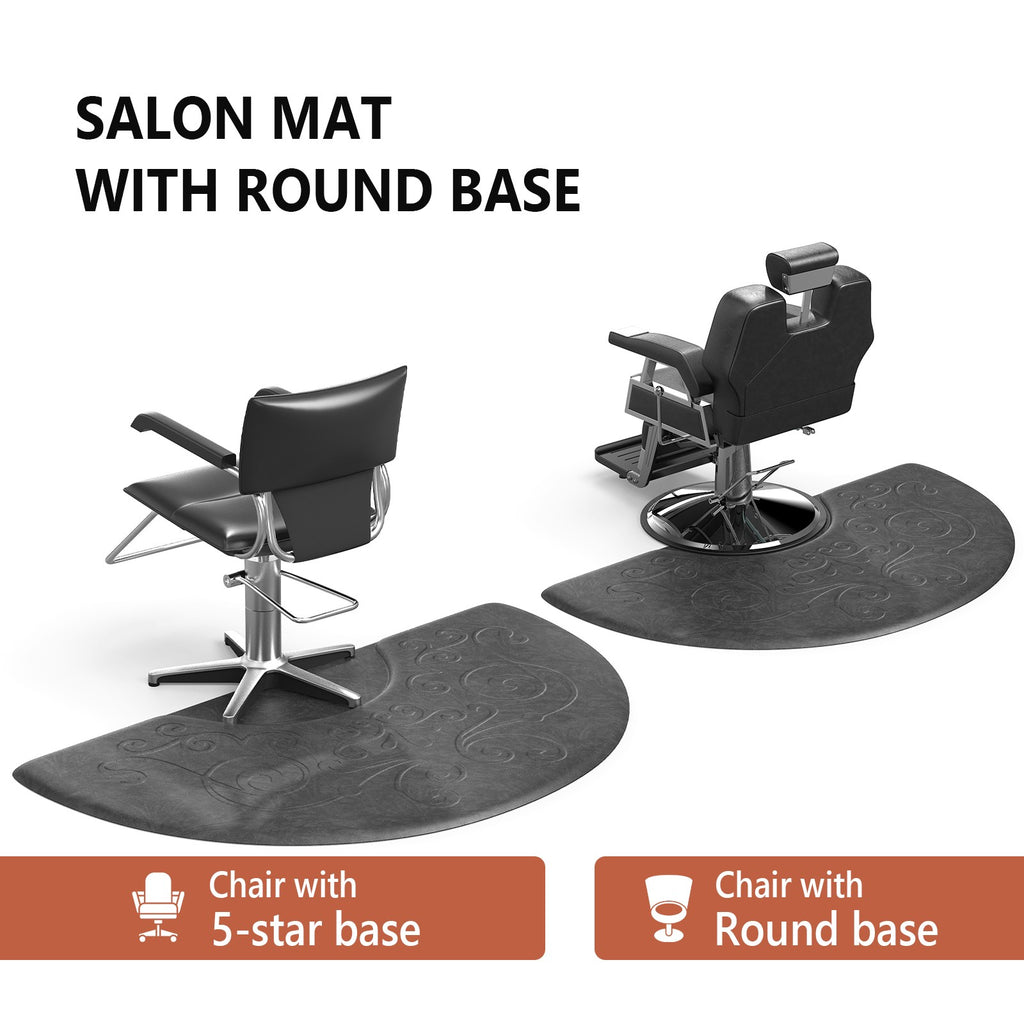 Anti-Fatigue Salon Floor Mat 3x5 ft Non-Slip Thick Comfort Cushion for Hair Stylist