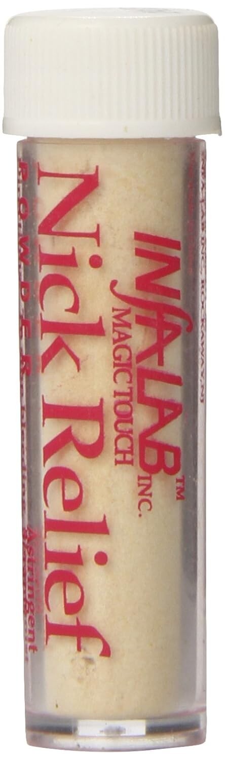 Nick Relief Styptic Powder for Minor Bleeding - Pack of 12
