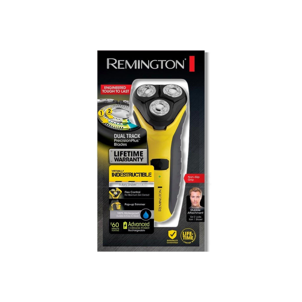 Remington Virtually Indestructible Rotary Electric Shaver with Pivot & Flex Heads