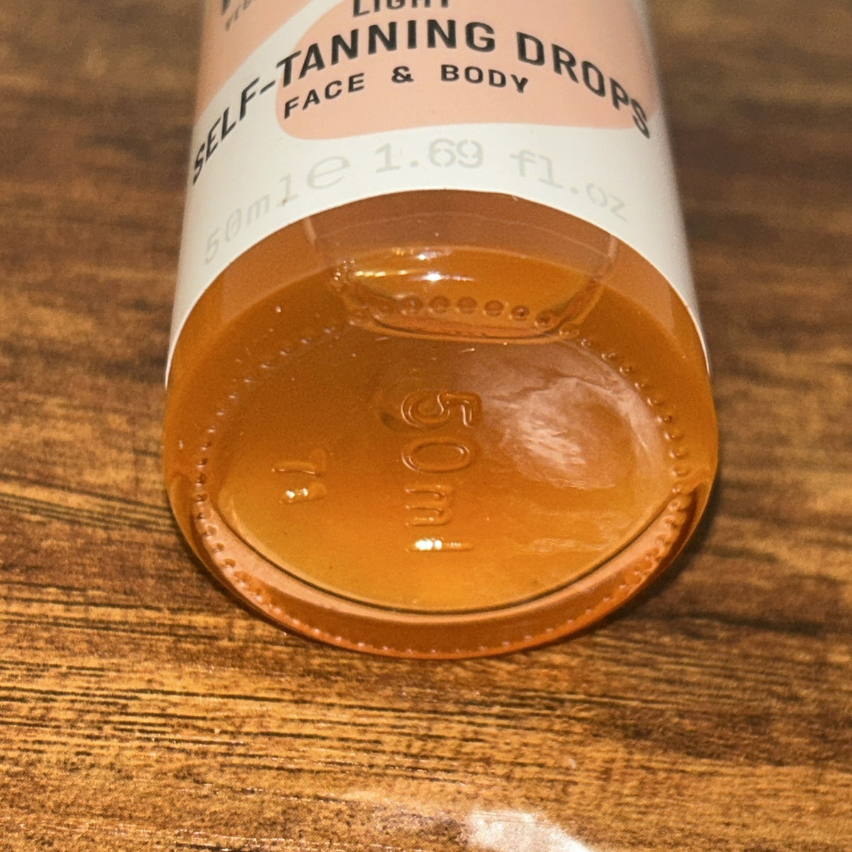 Self-Tanning Drops Light Peach for Face & Body - Vegan & Hydrating 50ml