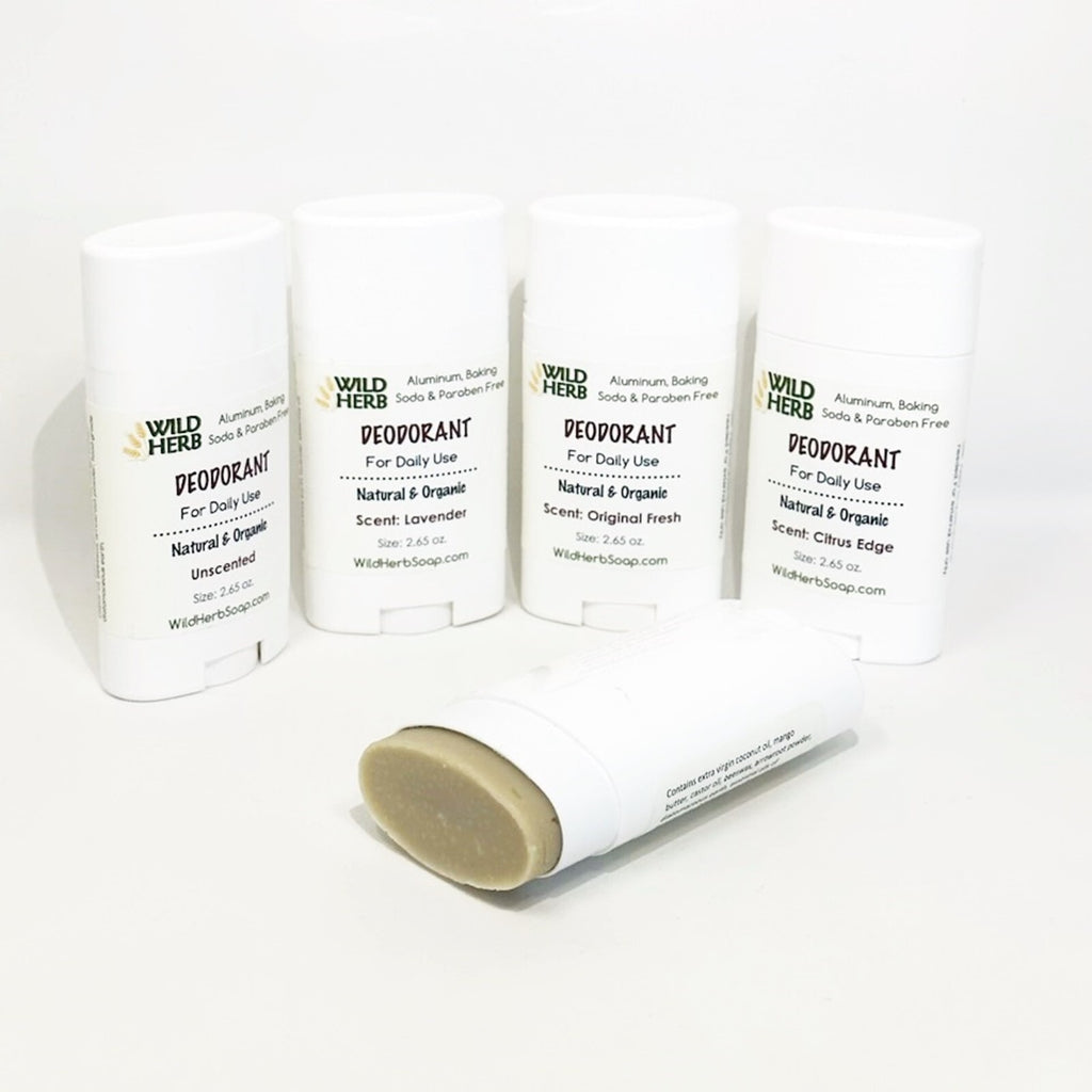Natural Deodorant - Organic, Baking Soda & Aluminum Free, Long-Lasting Protection
