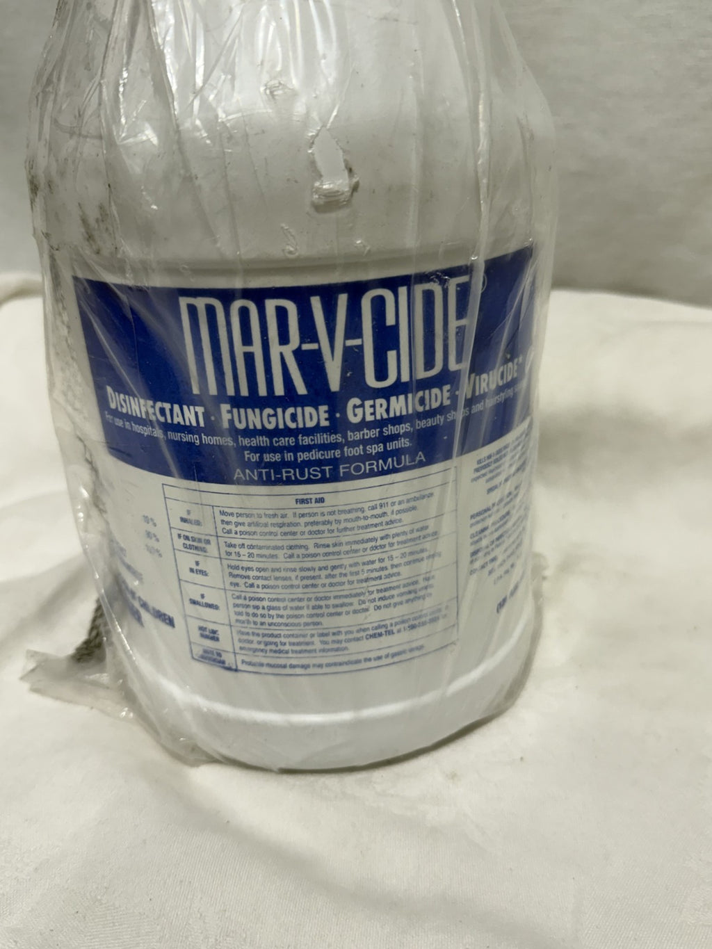 William Marvy Mar V Cide Disinfectant Gallon Jug 28oz - Household Sanitizer