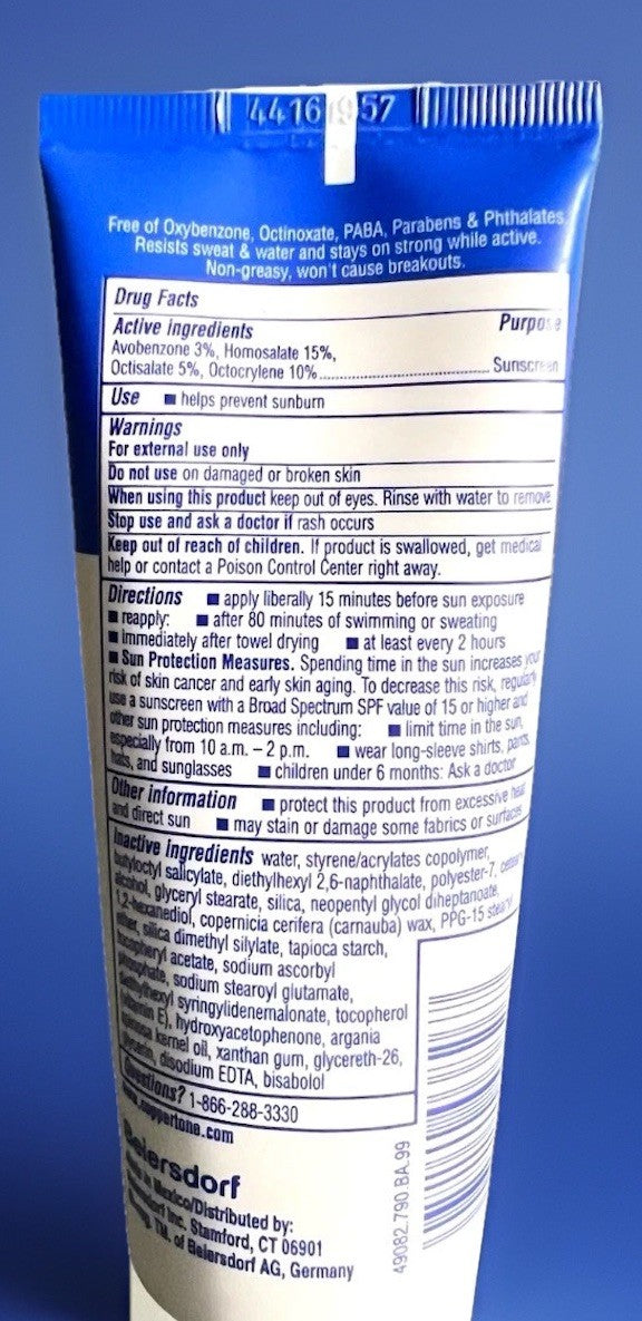 Coppertone Sport Face Sunscreen SPF 60+ Lotion - 2 Pack, 2.5oz Tubes