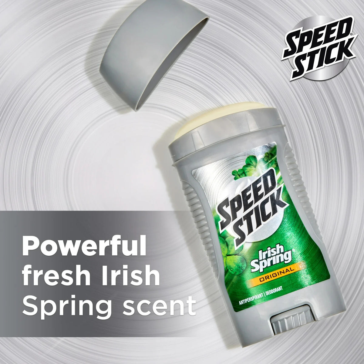 Lot 2 Men’s Irish Spring Antiperspirant Deodorant Stick 2.7oz - 24H Freshness