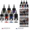 Tattoo Ink Set 7 Colors 0.65oz/20ml Long Lasting Body Art Inks