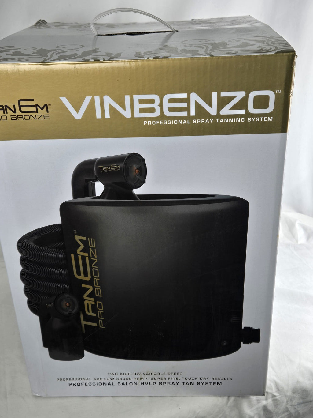 HVLP Spray Tan System for Professional Salon Use - Complete TanEm Pro Bronze VINBENZO