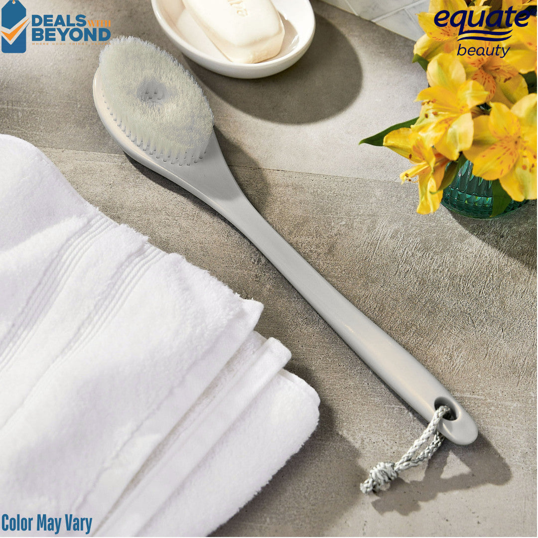 Luxury Bath Brush Set with Long Handle and Silky Bristles – 3 Pack
