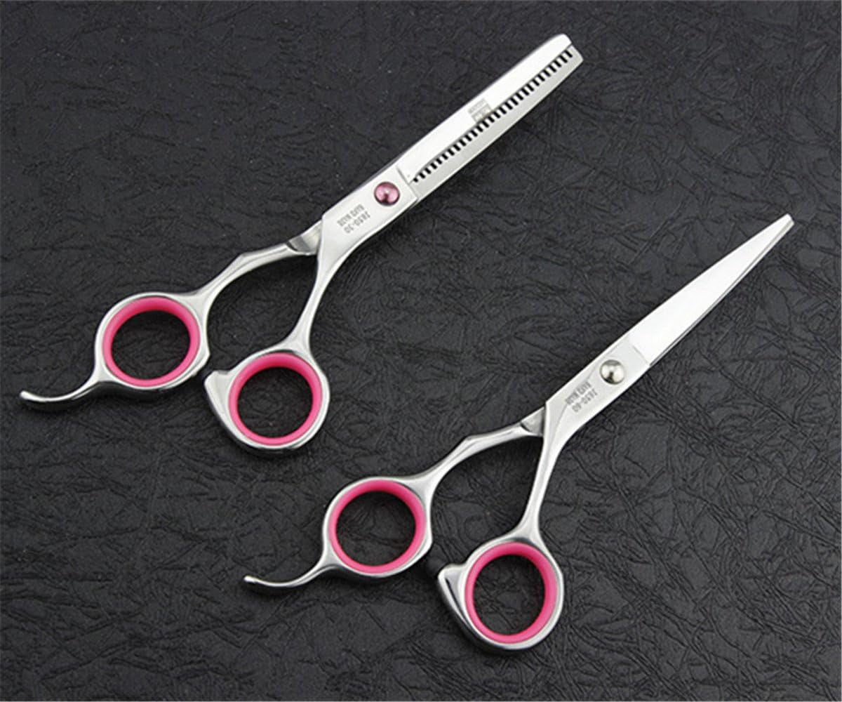 Professional Hair Cutting Scissors Shears Thinning Kit - 6 Inch Barber & Hair Stylist Tools