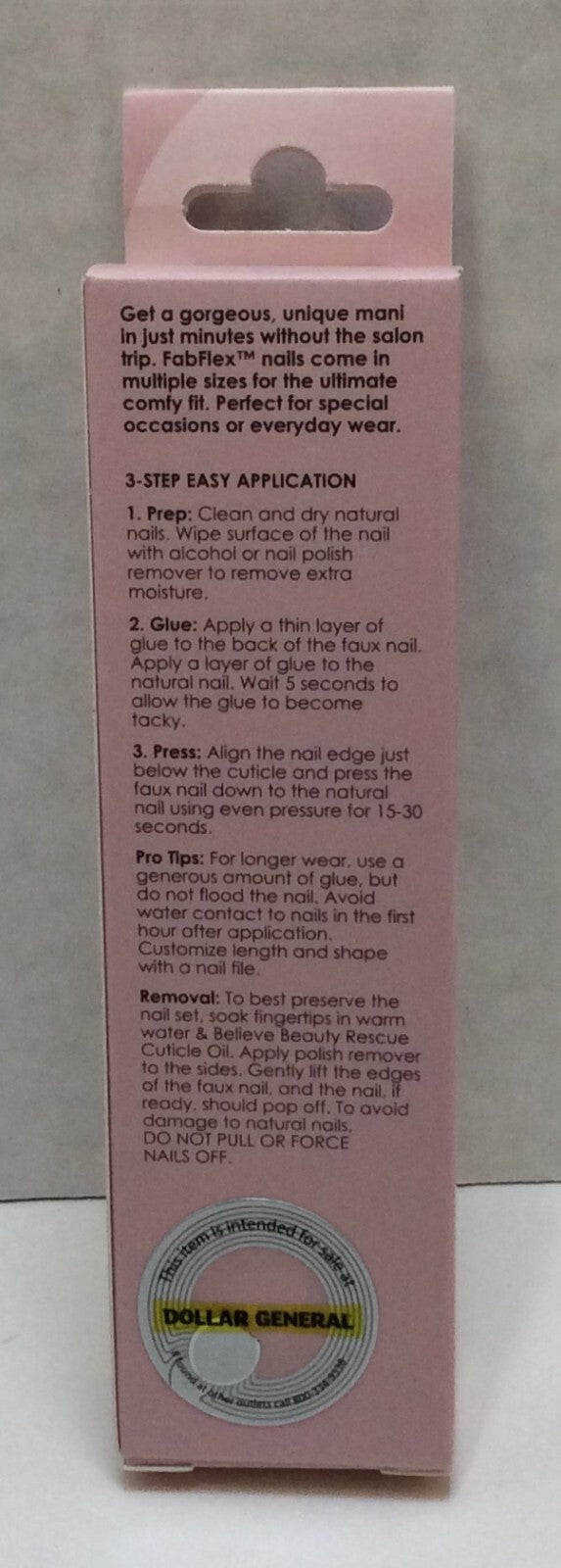False Nails Kit - Medium Coffin Shape with Daisies Design, Lot of 2