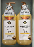 Natural Goat Milk Body Wash with Shea Butter & Almond - 2 Pack