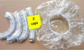 Disposable Shower Caps - Small to Medium Size, 2-Pack