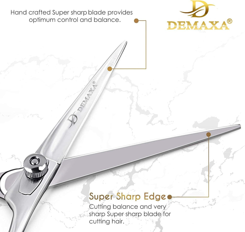 Professional Hair Cutting Scissors 6.5 Inch High Carbon Steel Stainless Steel