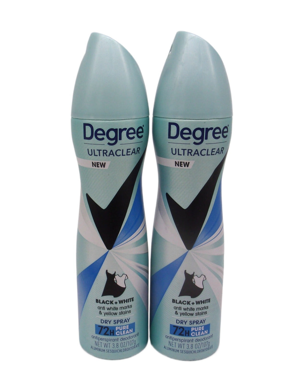 Degree Ultraclear 72hr Deodorant Spray Pack - Black & White 3.8 oz