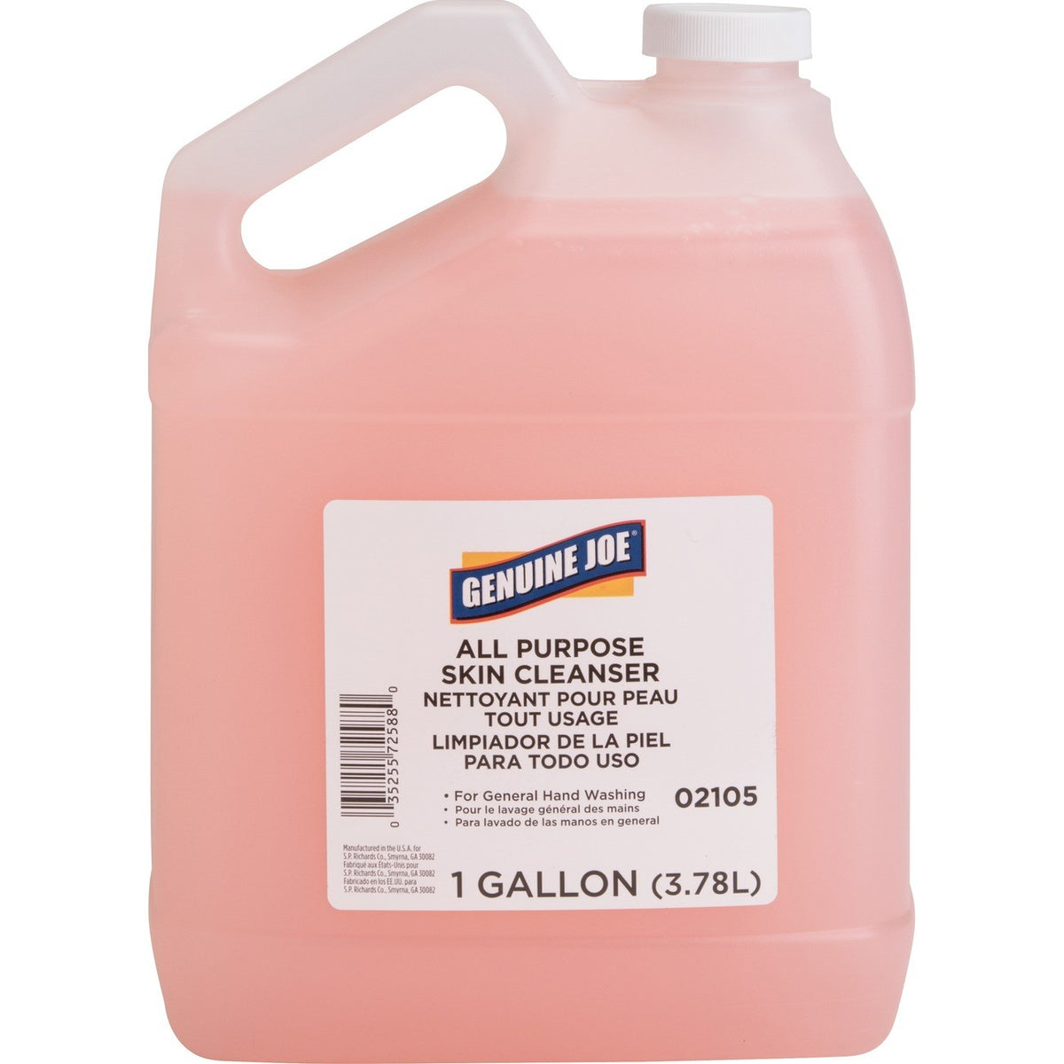 Genuine Joe 1 Gallon Pink Liquid Hand Soap with Skin Conditioner