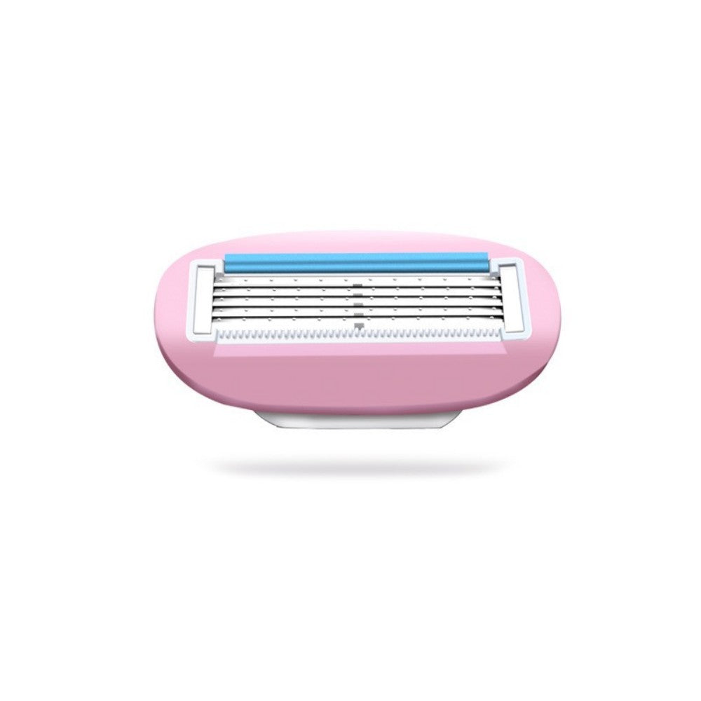 Women Men Reusable 4 Blade Safety Razor for Sensitive Skin Travel Shaver