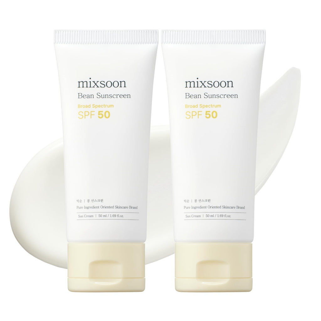 SPF 50 Korean Sunscreen Bundle - Non-Sticky, No White Cast, 100ml