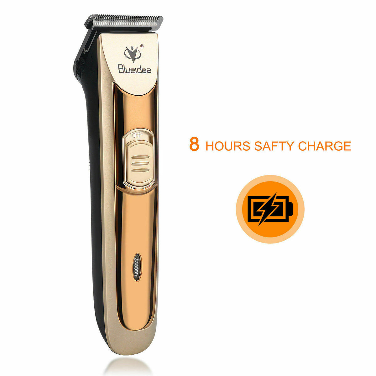 Rechargeable Men Hair Clipper Trimmer Beard Razor for Grooming