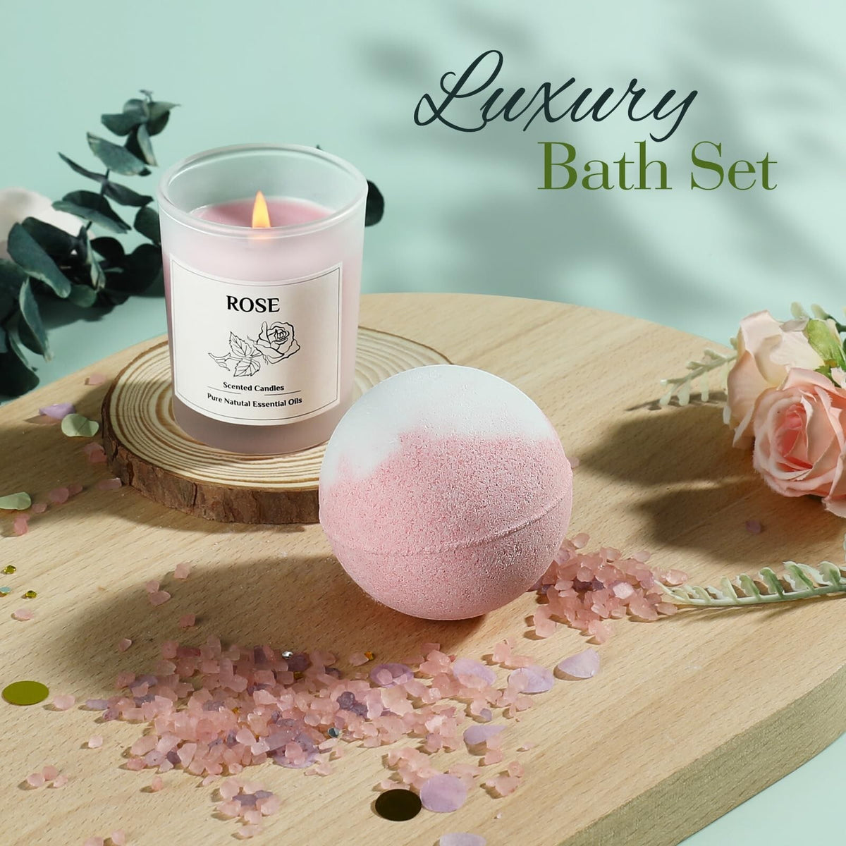 Spa Gift Basket for Women - Relaxation & Self-Care Birthday Gift Set