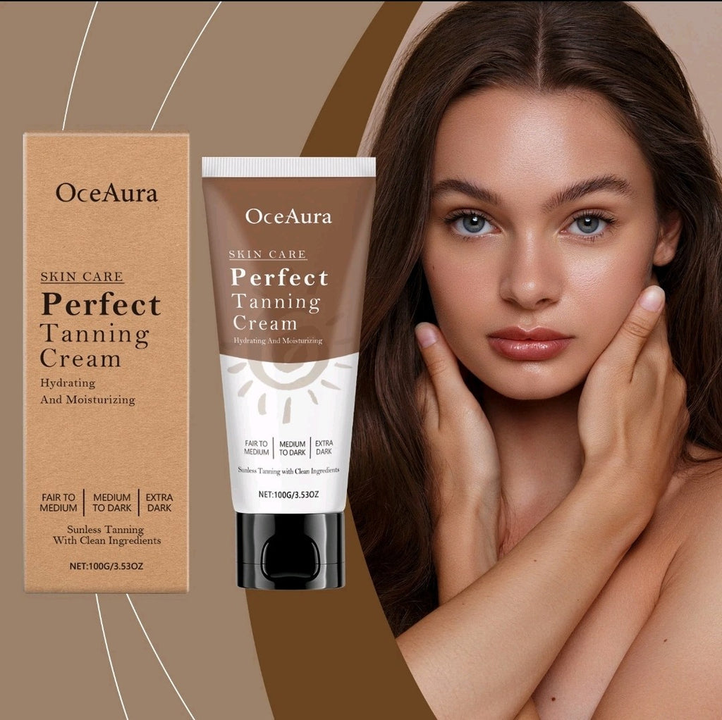 Body Tanning Cream - Moisturizing Self Tanner with Shea for Bronzing